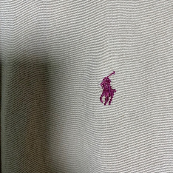 VTG Ralph Lauren Men Classic Fit Long Sleeve Button Down Khaki XL Cotton Preppy - Picture 11 of 11